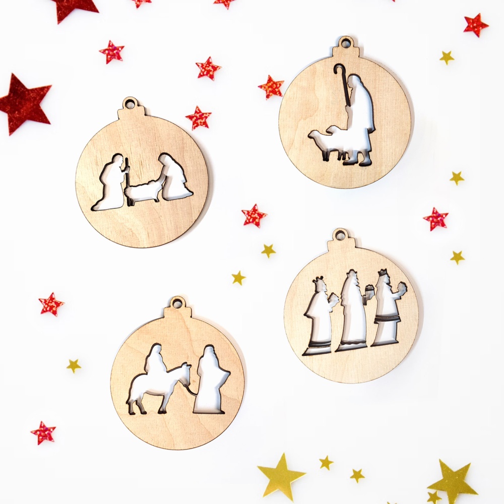 Nativity Bauble Set